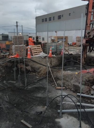 Bolts in ground